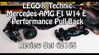 YouTube Thumbnail Review LEGO Mercedes-AMG F1 W14 E Performance Pull-Back (Technic Set 42165)