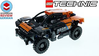 YouTube Thumbnail LEGO Technic 42166 NEOM McLaren Extreme E Team Review Deutsch
