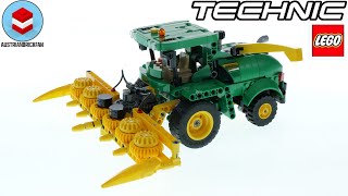 YouTube Thumbnail LEGO Technic 42168 John Deere 9700 Forage Harvester – LEGO Speed Build Review