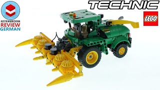 YouTube Thumbnail LEGO Technic 42168 John Deere 9700 Forage Harvester Review Deutsch