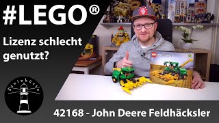 YouTube Thumbnail Fehlerhafte falsche Technik OK oder No-Go? - LEGO® Technic 42168 John Deere Forage Harvester #lego