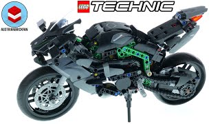 YouTube Thumbnail LEGO Technic 42170 Kawasaki Ninja H2R Motorcycle – LEGO Speed Build Review