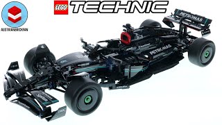 YouTube Thumbnail LEGO Technic 42171 Mercedes AMG F1 W14E Performance Speed Build Review