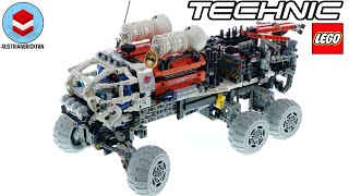 YouTube Thumbnail LEGO Technic 42180 Mars Crew Exploration Rover Speed Build Review