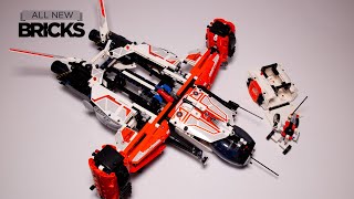 YouTube Thumbnail Lego Technic 42181 VTOL Heavy Cargo Spaceship LT81 Speed Build