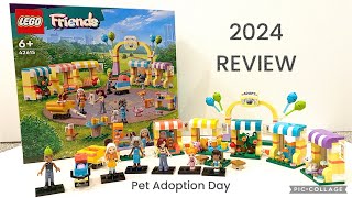 YouTube Thumbnail 2024 LEGO Friends 42615 Pet Adoption Day REVIEW!!!