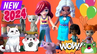 YouTube Thumbnail Lego Friends Pet Adoption Day {42615} NEW 2024!!! Amazing pets and more!