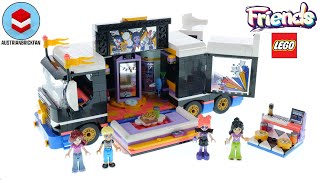 YouTube Thumbnail LEGO Friends 42619 Pop Star Music Tour Bus Speed Build Review