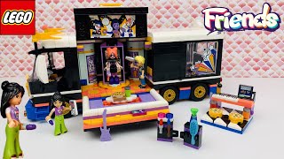 YouTube Thumbnail LEGO Friends - Popstar-Tourbus - Music Tour Bus - 42619 - Unboxing - NEW