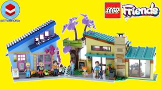 YouTube Thumbnail LEGO Friends 42620 Olly and Paisley&#39;s Family Houses – LEGO Speed Build Review
