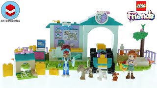 YouTube Thumbnail LEGO Friends 42632 Farm Animal Vet Clinic – LEGO Speed Build Review