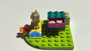 YouTube Thumbnail NEW for 2024!!! LEGO GOAT! 🐐 and BABY Goat! 😍 Lego Friends Farm Animal Vet Clinic set 42632 build