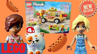 YouTube Thumbnail Lego Friends Hot Dog Food Truck [42633]  NEW2024 SET!!!