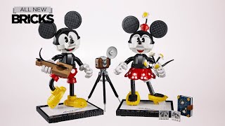YouTube Thumbnail Lego Disney 43179 Mickey Mouse and Minnie Mouse Speed Build for 18+