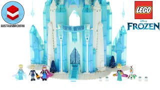 YouTube Thumbnail LEGO Disney Frozen 43197 The Ice Castle - Lego Speed Build Review