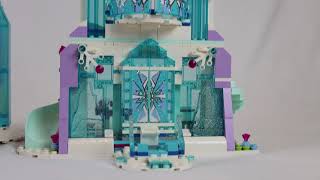 YouTube Thumbnail LEGO Disney 43197 Frozen Eispalast im Vergleich mit 43172!