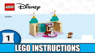 YouTube Thumbnail LEGO Instructions | Disney | 43204 | Anna and Olaf&#39;s Castle Fun  (Book 1)