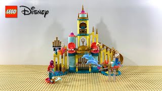 YouTube Thumbnail How To Build LEGO Ariel&#39;s Underwater Palace 43207 | #LegoDisney #StopmotionBuild