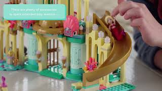 YouTube Thumbnail LEGO 43207 Disney Ariel’s Underwater Palace Castle Toy - Smyths Toys