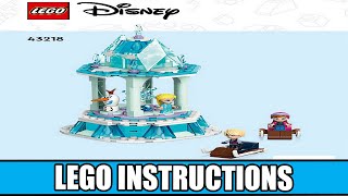 YouTube Thumbnail LEGO Instructions | Disney | 43218 | Anna and Elsa&#39;s Magical Carousel