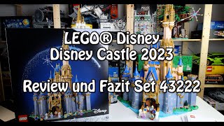 YouTube Thumbnail Review und Fazit: LEGO Disney Schloss 2023 (Disney Castle Set 43222)