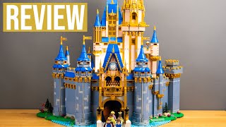 YouTube Thumbnail LEGO Disney Schloss REVIEW | Set 43222
