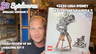 YouTube Thumbnail Early review: amazing new 43230 Walt Disney Camera from LEGO!