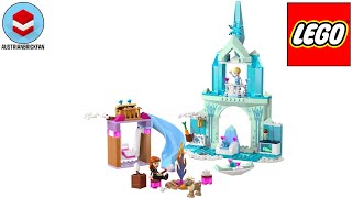 YouTube Thumbnail LEGO Disney Frozen 43238 Elsa&#39;s Frozen Castle Speed Build Review