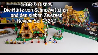 YouTube Thumbnail Review LEGO Die Hütte von Schneewittchen und den sieben Zwergen (Disney Set 43242)