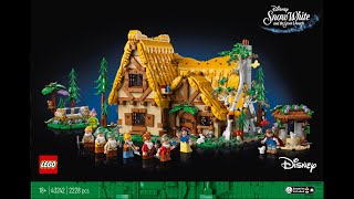 YouTube Thumbnail Märchen für Erwachsene: LEGO Snow White and the seven Dwarfs (Disney Set 43242)