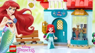 YouTube Thumbnail Ariel&#39;s Antique Shop | Little Mermaid LEGO Disney Princess Market Adventure build &amp; review