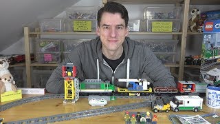 YouTube Thumbnail Züge sind doof - LEGO® City 60198 - Güterzug