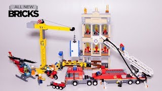 YouTube Thumbnail Lego City 60216 Downtown Fire Brigade Speed Build