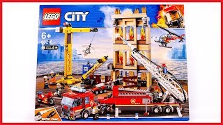 YouTube Thumbnail LEGO City 60216 Downtown Fire Brigade Speed Build