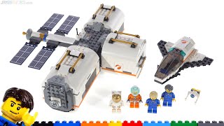 YouTube Thumbnail LEGO City Lunar Space Station review &amp; combinations! 60227