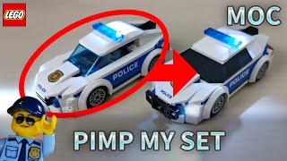 YouTube Thumbnail LEGO® Police Car MOD - Tutorial - Pimp my Set 60239 #lego