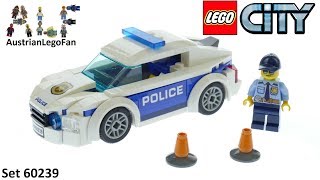 YouTube Thumbnail Lego City 60239 Police Patrol Car Speed Build