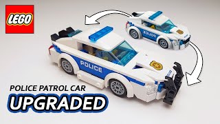 YouTube Thumbnail Upgrade your regular LEGO police patrol car 60239 (tutorial)