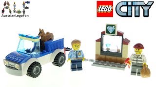 YouTube Thumbnail LEGO City 60241 Police Dog Unit - Lego Speed Build Review