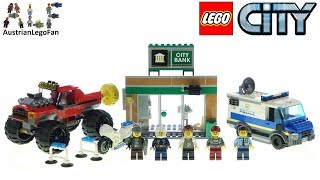 YouTube Thumbnail LEGO City 60245 Police Monster Truck Heist - Lego Speed Build Review