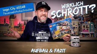 YouTube Thumbnail HÖLLE!! 🤬 Das fliegt nicht!! 🤯😱 Lego City 60248 Einsatz mit dem Feuerwehrhubschrauber