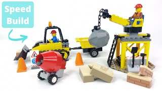 YouTube Thumbnail LEGO City 60252 Construction Bulldozer Speed Build