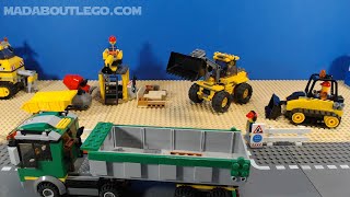 YouTube Thumbnail Lego City Construction Bulldozer 60252.