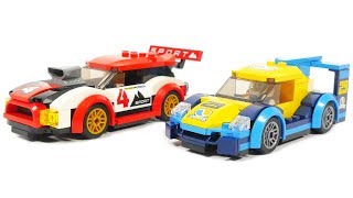 YouTube Thumbnail Lego City 60256 Racing Cars  | Cars playset