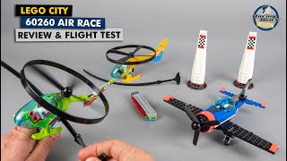 YouTube Thumbnail LEGO City 60260 Air Race review &amp; fly test