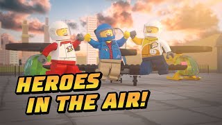 YouTube Thumbnail Heroes In The Air – A LEGO® City Airport Adventure!