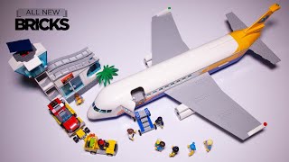 YouTube Thumbnail Lego City 60262 Passenger Airplane Speed Build