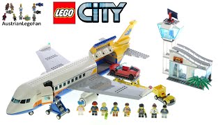 YouTube Thumbnail LEGO City 60262 Passenger Airplane - Lego Speed Build Review