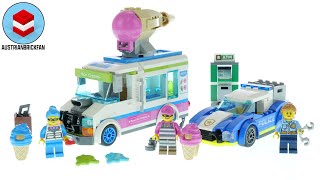 YouTube Thumbnail LEGO City 60314 Ice Cream Truck Police Chase - LEGO Speed Build Review