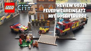 YouTube Thumbnail Review 60321 LEGO City Feuerwehreinsatz mit Löschtruppe
